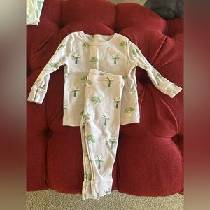 Little co lite purple baby pj set